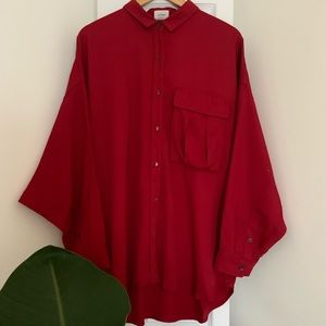 Aritzia / Wilfred boyfriend fit button